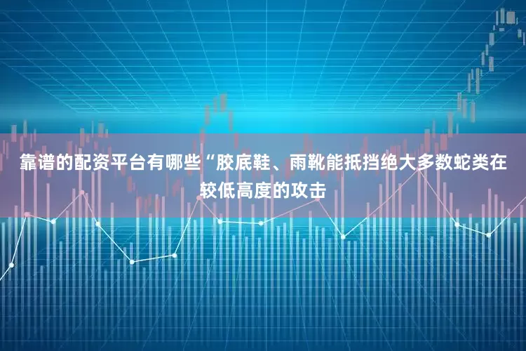 靠谱的配资平台有哪些“胶底鞋、雨靴能抵挡绝大多数蛇类在较低高度的攻击